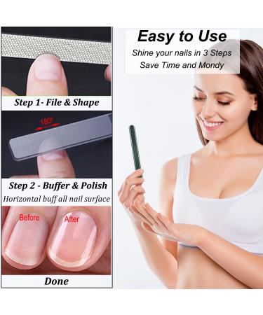 Long Lasting Nail File & Buffer Set â€“ Professional Manicure Tools for Home & Salon - Buy Online on SooperMarket.com