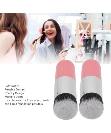 Beauty 2Pcs Adorable Pink Chubby Foundation Brush Utensil Single Tool Household Cosmetic Glam Cute Travel Case Tool Tool Brush Brush Brush Perfect for Daily Use or Adventure Glam - Buy Online on SooperMarket.com
