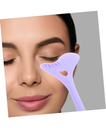 minkissy Eyeliner Stamp Silica Gel Eyelashes Protection Purple 12.00X6.00X0.50CM Purple - Buy Online on SooperMarket.com