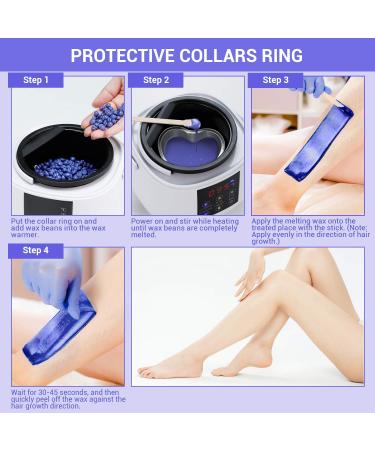 Rakzu LED Wax Warmer for Hair Removal - Electric Wax Machine for Women and Men - Buy Online on SooperMarket.com