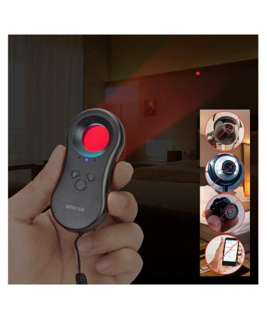 Hidden Camera Detectors,LED Hidden Device Detector with Infrared viewfinders - Pocket Sized Anti Spy Camera Finder Locates Hidden Camera,Chargeable Anti Theft Alarm in AirBnB, Hotels and Bathroom
