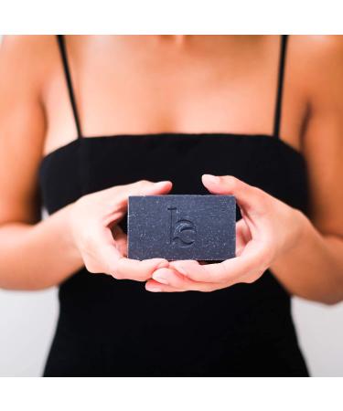 Peppermint Tea Tree Charcoal Face Wash Bar Soap - Antibacterial Cleanser for Oily Skin, Acne & Blackheads - Natural Facial Cleanser for Men & Women - Buy Online on SooperMarket.com