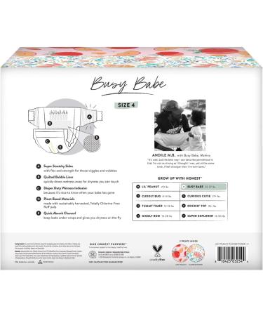 Honest Company Club Box - 60 Count Hypoallergenic Bunnies & Sliced Fruit - TrueAbsorb Technology, Plant-Derived - Buy Online on SooperMarket.com