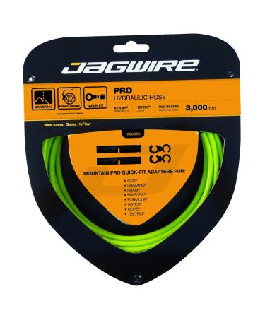 Jagwire - Pro Hydraulic Disc Brake Hose Kit | for Road, Gravel, MTN Bikes | Requires Jagwire Pro Quick Fit Kit Quick-Fit Kit | 3000 mm | Organic Green