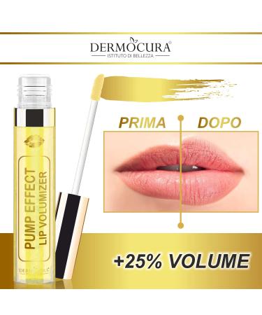 Dermocura Lip Volumizer - Chili Pepper Lip Enlargement Gloss | 5X Transparency | Long-Lasting Instant Plump | Made in Italy - Buy Online on SooperMarket.com