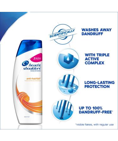 Buy Head & Shoulders Shampoo 330ml Anti-Hairfall - Pack of 2 | International Shipping Available - Buy Online on SooperMarket.com