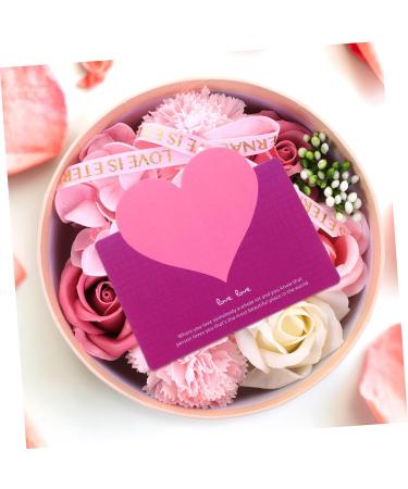 FRCOLOR 4 Boxes Preserved Flower Decoration Soap Flower Mother Fragrance 16.2X16.2X8.2CMx4pcs Pink1x4pcs - Buy Online on SooperMarket.com