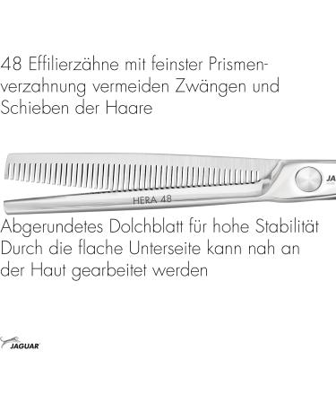 Buy Jaguar Hera 6.25 Texturizing Scissors | 48 Effects Prism Cut Crane Design | Polished Made in Germany - International Shipping Available - Buy Online on SooperMarket.com