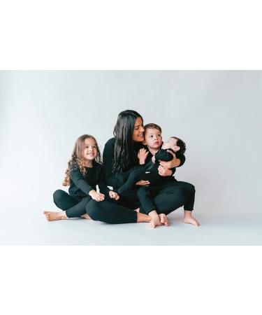 DreamBuy Ribbed Pyjama 20 Colors Unisex Boys/Girls 3-4 Years Black | Loungewear Tracksuit for Women/Men | Baby Clothes - Buy Online on SooperMarket.com