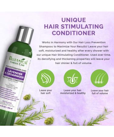 Buy Botanical Green Care Lavender & Cedarwood Conditioner - Thickening Strengthening Hair Growth Treatment for Thinning Hair - Color Safe & International Shipping - Buy Online on SooperMarket.com