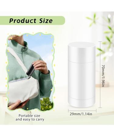 10 Pcs Empty Deodorant Containers Bottom Fill Deodorant Bottles Refillable DIY Deodorant Tubes Lip Balm Tubes (white 15ml/0.5oz) 15ml/0.5oz white - Buy Online on SooperMarket.com