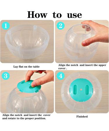 Hamster Exercise Ball 5.7 Inch Hamster Jogging Ball Pet Clear Exercise Wheel Running Ball 2-Pack Hamster Activity Ball for Mice Rat - Buy Online on SooperMarket.com