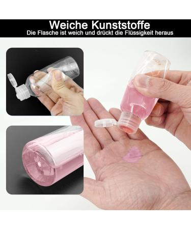 Buy Kornerain 12stk 80ml Travel Bottle Set - Transparent Containers for Shampoo Conditioner & Lotion - Perfect for Hand Luggage - Buy Online on SooperMarket.com