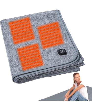 Electric Heating Blanket 160x150cm - Washable Soft Heat Pillow for Winter | USB Fast Heating & Multifunctional | Shenrongtong - Buy Online on SooperMarket.com