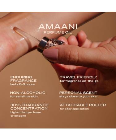 Swiss Arabian Amaani - Luxury Products From Dubai - Long Lasting And Addictive Personal Perfume Oil Fragrance - A Seductive Signature Aroma - 0.4 Oz - Buy Online on SooperMarket.com