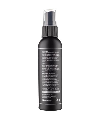 Viking Shield Heat Protectant Spray for Men | Argan Oil Thermal Protector for Beard & Hair | 450 F Protection - 4 Fl Oz - Buy Online on SooperMarket.com