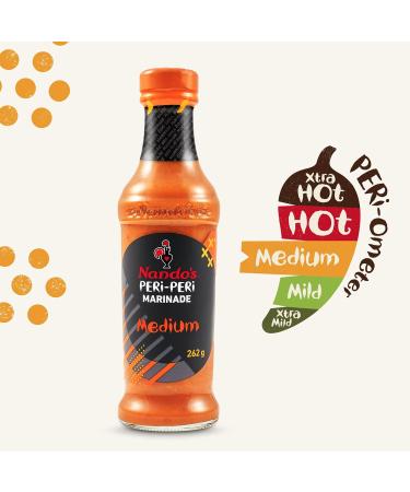 Nando's Medium Marinade 262g - Authentic Peri-Peri Flavor - Pack of 1 - Buy Online on SooperMarket.com
