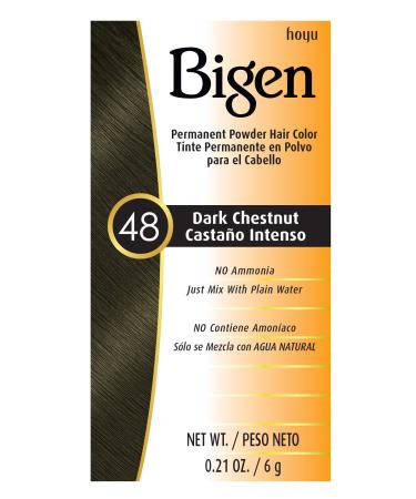 #48 Dark Chestnut Bigen Permanent Powder - 6 Pack