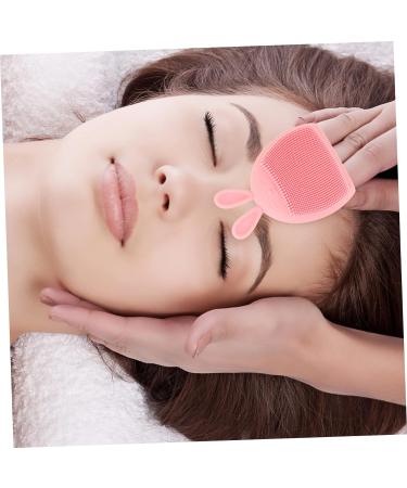 minkissy 28 Pcs Rabbit Ears Facial Brush Facial Exfoliating Brush Face Cleansing Tool Face Washing Brush Facial Cleansing Face Scrubber Handheld Miss Pink Silicone Brush Silica Gel Light Pinkx7pcs 7.5x7.5cmx7pcs - Buy Online on SooperMarket.com