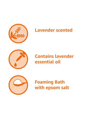 Buy Amazon Basics Lavender Scented Foaming Bath with Essential Oil - 34oz | Best International Shipping - Buy Online on SooperMarket.com