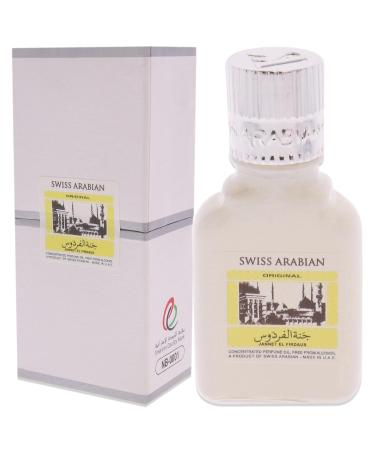 Swiss Arabian Jannet EL Firdaus White - Luxury Products From Dubai - Long Lasting Perfume Oil for Unisex - Blend of Basil Bergamot and Sandalwood - Perfect for Date Night or Evening Out - 0.3 oz 0.3 Fl Oz (Pack of 1) Sandalwood - Buy Online on SooperMarket.com