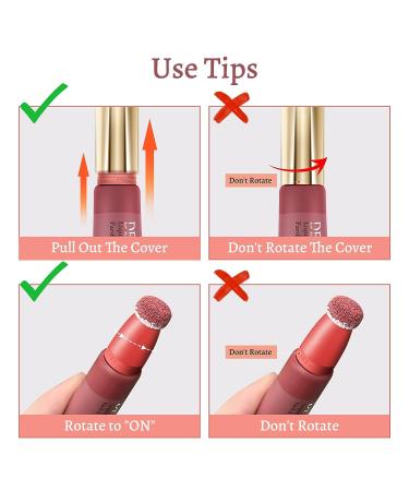 Cilrofelr Liquid Blush Beauty Wand - Natural Dewy Finish, Highly Pigmented, Long-lasting | Ardour-Terracotta 0.34fl.oz - Buy Online on SooperMarket.com
