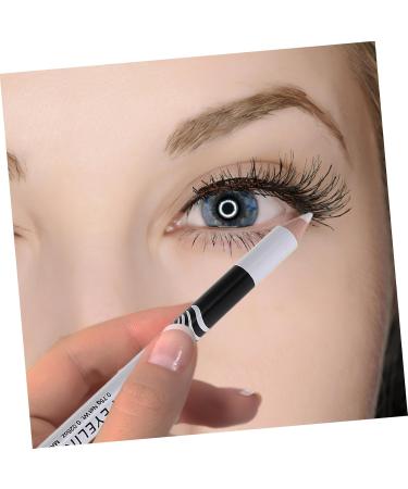 MUSISALY 20 Pcs Eyebrow Pencil Woman Makeup Tools Highlight Eyeliner Pencil Wooden Pole White - Buy Online on SooperMarket.com
