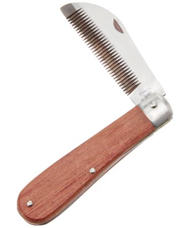 LINCOLN Thinning Knife - Horse &Amp Pony Grooming - Tidy Manes &Amp Tails Brown