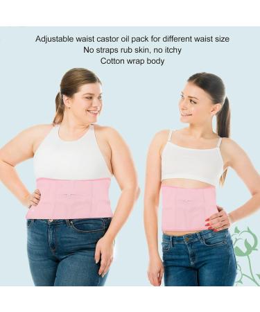 Castor Oil Wrap Set - Reusable Waist & Neck Packs for Liver Detox Thyroid Health & Sleep | Washable Breast Packs for Health Care - Buy Online on SooperMarket.com