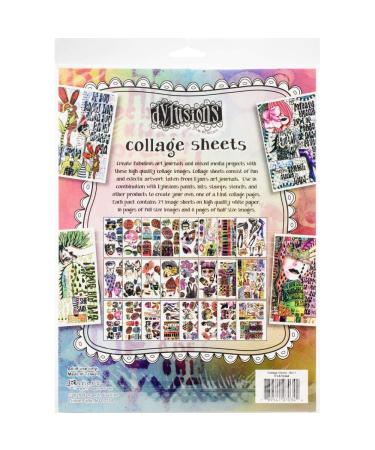 Dyan Reaveley Dylusions Collage Sheets Set 1 & 2 with Storage Envelope - 3 Items - Buy Online on SooperMarket.com