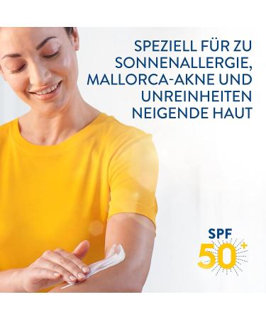 Cetaphil Sun Sensitive Gel Cream SPF 50+ | 200ml | Lightweight Fat-Free Sunscreen for Sensitive Skin | Perfume & Emulsifier Free | UV Protection for Sun Allergy & Mallorca-Acne Prone Skin - Buy Online on SooperMarket.com