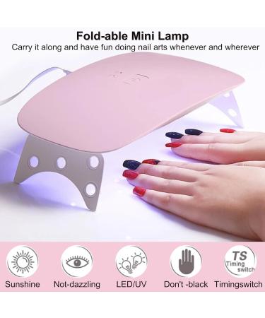 Gel Nail Polish Set with Lamp Starter Kit 3 Colors Pink Nude Gel Nail Polish Set Gel Nail Extension Kit No Wipe Base & Top Coat Gel Nail Kit Gift for Beginner DIY at Home - Buy Online on SooperMarket.com