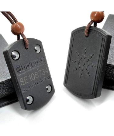 Kenntsh Volcanic Rocks Pendant Necklace Anti EMF Radiation Protection Pendant Energy Scalar Quantum Bio Science Negative Ions Black 430140 - Buy Online on SooperMarket.com