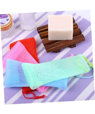 Angoily 6pcs Organic Soap Bag & Pe Bath Ball - Eco-Friendly Bath Accessories for Spa-Like Experience - Buy Online on SooperMarket.com
