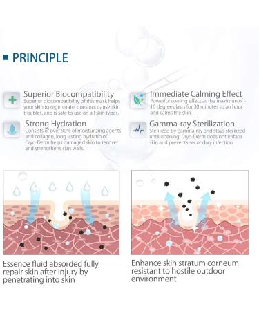 Collagen Repair Facial Sheet Mask with Derma Roller Pen - Instant Hydration and Soothing (5PCS) - Buy Online on SooperMarket.com