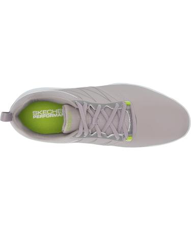 Skechers Men's Torque Waterproof Golf Shoe - 43 EU Gray Synthetic with Lime Trim | International Shipping Available - Buy Online on SooperMarket.com