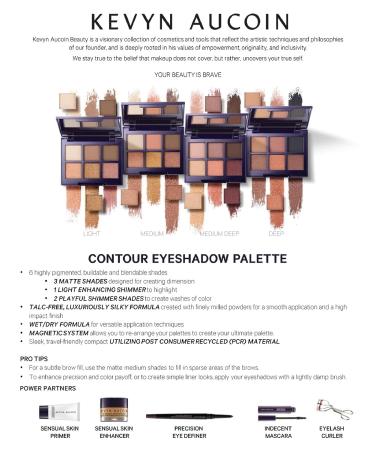Kevyn Aucoin Contour Eyeshadow Palette - Shade Light | Long-lasting formula - Buy Online on SooperMarket.com