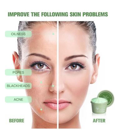 Green Tea Clay Mask - Deep Cleansing Remove Blackheads Shrink Pores | Skin Care for Men & Women - Buy Online on SooperMarket.com