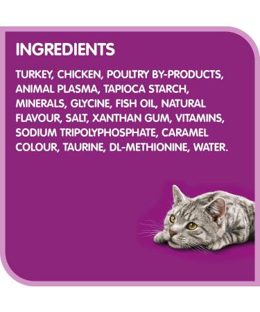 WHISKAS Perfect Portions Wet Cat Food Cuts in Gravy - Turkey - 75g (24 Pack) Cuts in Gravy Turkey 75 g (Pack of 24) - Buy Online on SooperMarket.com