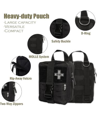 RHINO RESCUE IFAK First Aid Trauma Kit - Black - Buy Online on SooperMarket.com