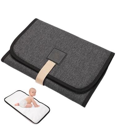 Baby wrap pad portable diaper pad changing pad for on the go baby wrapping pad for infants and toddlers breathable washable reusable light gray