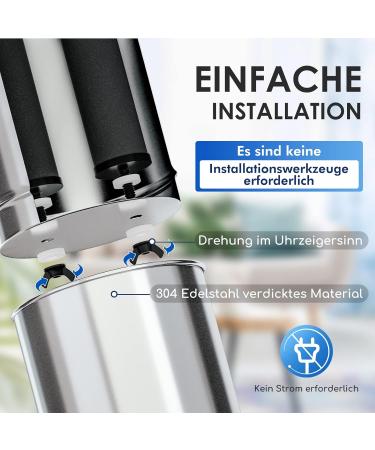 PureWell 6-Stage Ultrafilter Water System - EU Certified 304 Steel Reduces Fluoride & Chlorine 8.5L Capacity - Buy Internationally - Buy Online on SooperMarket.com