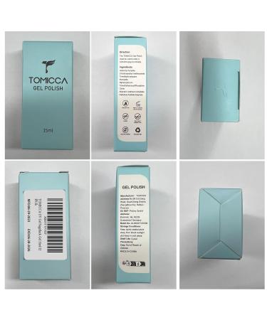 TOMICCA UV Nail Polish - Pastel Macaroon Yellow 15ml | Soak Off Gel Nail Art | Perfect for Professional & DIY Manicures - Buy Online on SooperMarket.com