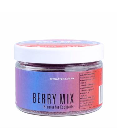 Frona Rimming Powder 100g - Perfect As Cocktail Glass Rimming Powder I Culinary Decorations (Berry Mix)