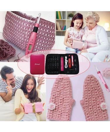 Yarniss Light Up Crochet Hooks Set - 17 Sizes with Stitch & Row Counter - Buy Online on SooperMarket.com