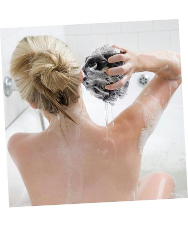 Buy NOLITOY 4pcs Bamboo Charcoal Bath Ball & Shower Puff Eco-friendly Loofah Sponge Scrubber for a Refreshing Bath Experience International Shipping Available - Buy Online on SooperMarket.com
