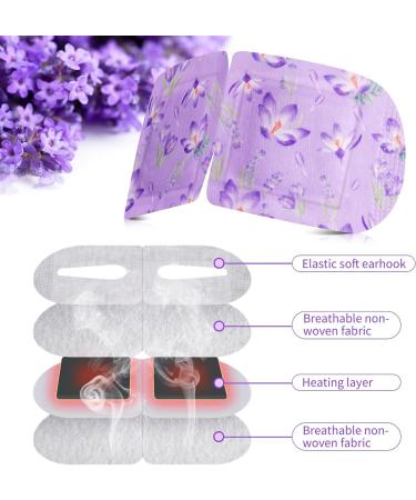 TIVLON Self Heating Eye Mask 24Pcs Steam Eye Mask Sleeping Eye Mask Eyestrain Relief Dry Eyes Disposable Moisturising Hot Compress Eye Mask Improves Sleep Quality Lavender Flavour - Buy Online on SooperMarket.com