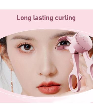 Electric Heated Eyelash Curler 3 Heat Modes Fast Curling Heated Lash Curler for Travel Type C Charging Rechargeable - Buy Online on SooperMarket.com