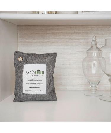 Moso Natural 500g Air Purifying Bag - Scent-Free Odor Eliminator for Kitchens, Bedrooms, Living Rooms & Pet Areas - Premium Bamboo Charcoal Absorber - Buy Online on SooperMarket.com