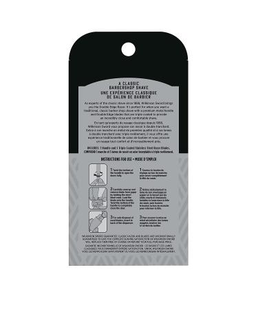Wilkinson Sword Double Edge Razor for Men + 5 Razor Blade Refills - Smooth Shave - Buy Online on SooperMarket.com
